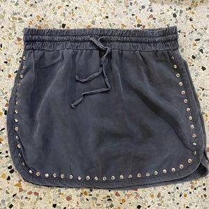 Monrow mini skirt with studs size S